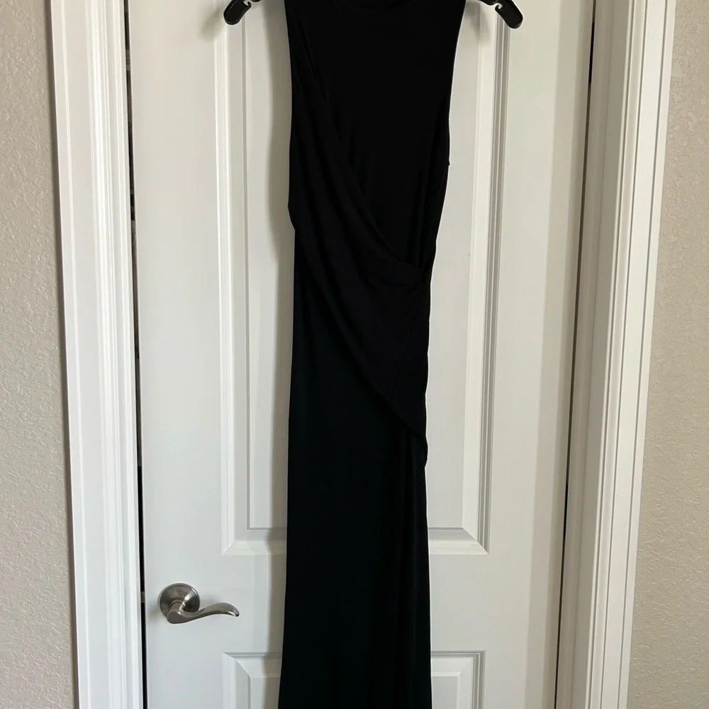 Alexander Wang Black Midi Fitted Dress ( Ultra Stretchy) - Picture 6 of 9
